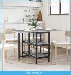 Blagovaonski stol 122 x 80 x 76,5 cm Konstruirano drvo - NOVO