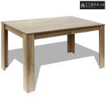 Blagovaonski stol 140 x 80 x 75 cm boja hrasta