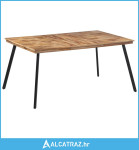 Blagovaonski stol 169x98,5x76 cm od masivne tikovine - NOVO