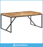 Blagovaonski stol 180 x 90 x 76 cm masivno drvo bagrema i manga - NOVO
