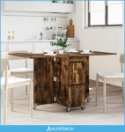 Blagovaonski stol 2 pcs 140 x 80 x 77 cm Konstruirano drvo - NOVO