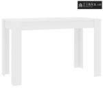 Blagovaonski stol bijeli 120 x 60 x 76 cm konstruirano drvo - Bijela