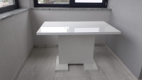 Blagovaonski stol bijeli sjajni za 4 osobe
