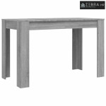 Blagovaonski stol boja hrasta 120x60x76 cm konstruirano drvo - Sivi hr
