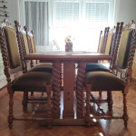 Blagovaonski stol sa stolicama, Zagreb,