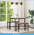 Blagovaonski stolovi 70 x 70 x 75 cm Konstruirano drvo - NOVO