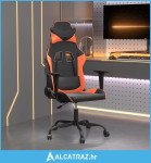 Igraća stolica crno-narančasta od umjetne kože - NOVO