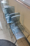 IKEA 6 prozirnih stolica (model Tobias)