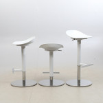 IKEA JANINGE Barski stolac, bijela, 76 cm