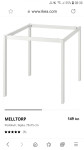 Ikea metalni podokvir - noge za stol