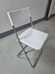 Ikea stol i 4 rasklopne stolice