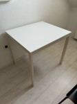 IKEA VANGATA produljivi stol bijeli 80/120x70 cm