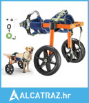 Invalidska kolica za pse za stražnje noge, lagana kolica za kućne ljub