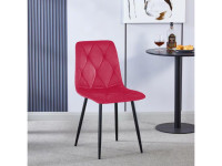 Kuhinjska stolica MILA velvet crvena