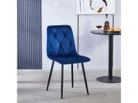 Kuhinjska stolica MILA velvet plava