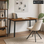 Kvadratni blagovaonski stol 140 x 90 x 75 cm - Prirodna i crna 140 x 9