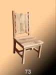 Masivna unikatna hrastova stolica