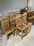 Masivne stolice hrast rustik za ugostiteljstvo