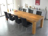 Masivni hrastov kuhinjski stol 250x90cm
