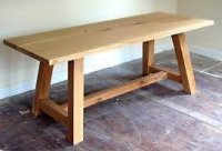 Masivni hrastov stol za ugostiteljstvo 170x70cm