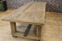 Masivni stol rustik hrast za konobe kleti restorane 200x100cm