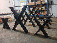 Metalno postolje X za trpezarijske stolove