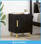 Noćni ormar 2 pcs Crni hrast 40 x 40 x 50 cm Konstruirano drvo - NOVO