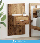 Noćni ormar 2 pcs Staro drvo 50 x 32,5 x 80cm Konstruirano drvo - NOVO