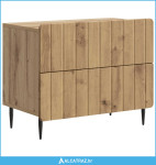 Noćni ormar Hrast artisan 62 x 34,5 x 49,5 cm Konstruirano drvo - NOVO