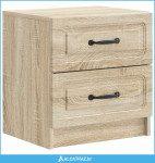 Noćni ormar Hrast sonoma 43 x 34,5 x 44,5 cm Konstruirano drvo - NOVO