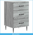 Noćni ormar Siva sonoma 43 x 41 x 66,5 cm Konstruirano drvo - NOVO