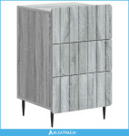 Noćni ormar Siva sonoma 43x 41 x 68 cm Konstruirano drvo - NOVO
