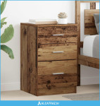 Noćni ormar Staro drvo 40 x 40 x 63 cm Konstruirano drvo - NOVO