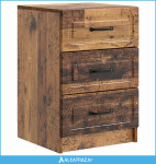 Noćni ormar Staro drvo 43 x 41 x 63,5 cm Konstruirano drvo - NOVO