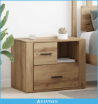Noćni ormar Umjetnički hrast 35 x 60 x 50 cm Konstruirano drvo - NOVO