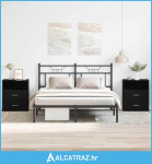 Noćni ormarić 2 kom Crni hrast 50x32x60cm Od konstruiranog drveta - NO