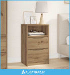 Noćni ormarić s ladicama Umjetnički hrast 40 x 30 x 467 cm - NOVO