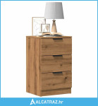Noćni ormarići 2 kom Artisan hrast 40x36x65 cm izrađeno drvo - NOVO