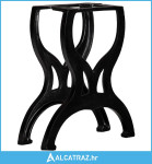 Noge za klupu 2 kom u obliku slova X od lijevanog željeza - NOVO