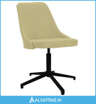 Okretna blagovaonska stolica od tkanine zelena - NOVO
