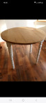 OKRUGLI STOL PUNO DRVO Hrast