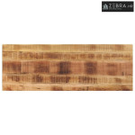 Ploča za stol 140x50x2,5 cm pravokutna masivno grubo drvo manga