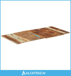 Pravokutna stolna ploča 60 x 120 cm 15 - 16 mm obnovljeno drvo - NOVO