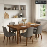 Pravokutni stolni vrh 80 x 80 x 3,2 cm Četvrtasti - Prirodna 80 x 80 x