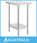 Pripremni stol od nehrđajućeg čelika, 24 x 18 x 34 inča, teški metalni