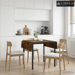 Produživi blagovaonski stol 120 x 81,5 x 75 cm Dimljeni hrast - Dimlje