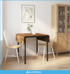 Produživi blagovaonski stol 120 x 81,5 x 75 cm Staro drvo - NOVO