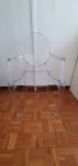 Prozirna stolica 3 komada