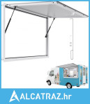 Prozor za koncesije 135x84 cm, okvir od aluminijske legure za kamion s