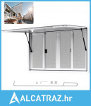 Prozor za koncesije 135x84 cm, prozor za posluživanje od aluminijske l